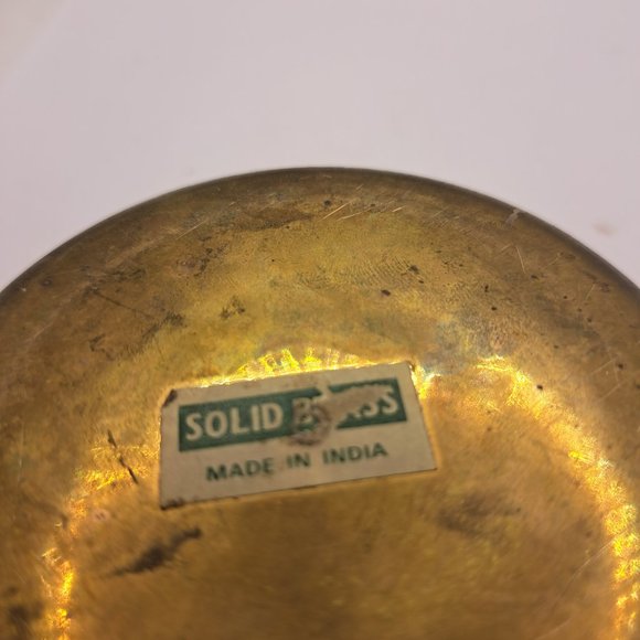 Brass lidded jewelery box - Picture 5 of 7